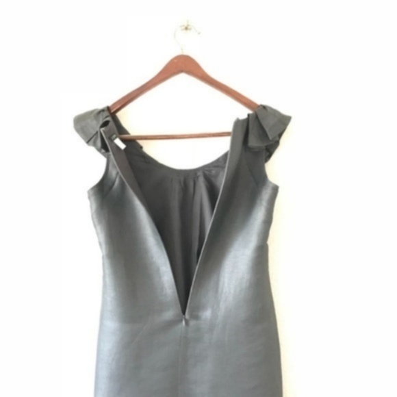 J. Crew Rumpled Meron Linen & Silk Shift Dress 0 - Picture 6 of 8